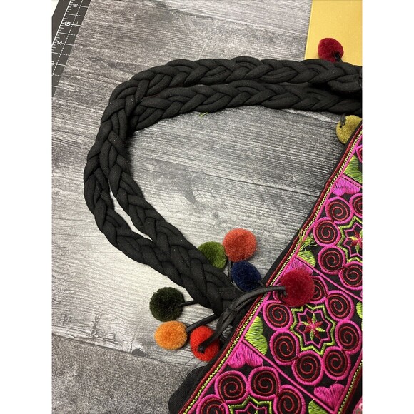 Sam Well Embroidered Colorful Tote Bag - Picture 6 of 10